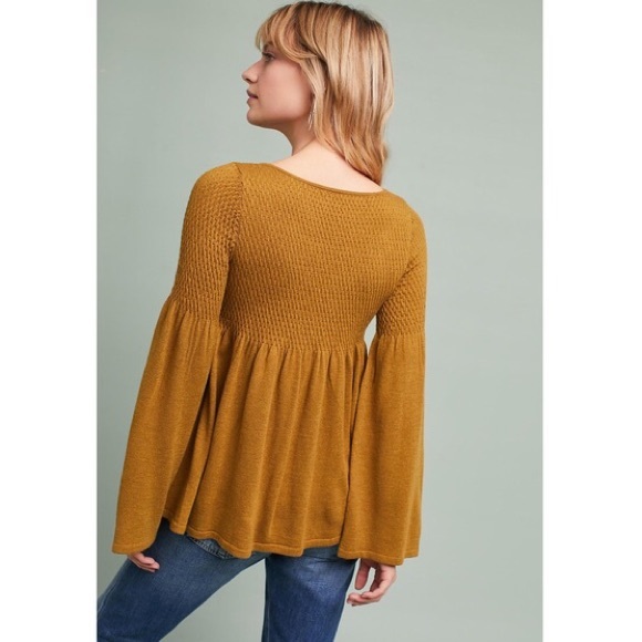 Anthropologie Sweaters - Knitted & Knotted Esme Bell Sleeve Sweater